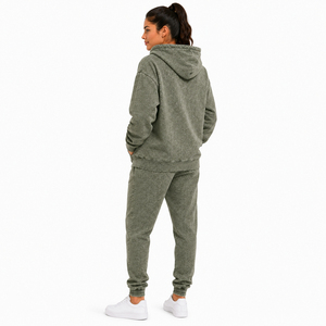 Custom Women's Hoodie <b>Joggers</b> Tracksuit <b>Set</b> Oversized <b>Matching</b> Casual Wear Activewear Streetwear Wholesale Outfit 2026 - Product Image 3