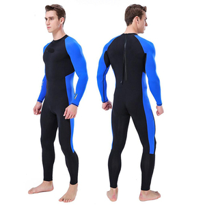 Traje de Neopreno Unisex para Niños, Manga Corta, Cuello Alto, Bloques de Color, Traje de Baño para Actividades Acuáticas de Verano - Product Image 2