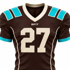 Uniforme de Fútbol Americano Personalizado Premium 100% Poliéster con Jersey de Hombros Segmentados y Pantalones a Juego de Secado Rápido Unisex - Product Image 2