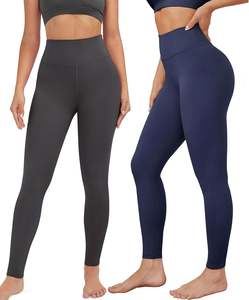 Leggings de Cintura Alta Elite Shape, Tela Elástica de Compresión de Poliéster, Transpirable, Moldea el Cuerpo, para Gimnasio, Yoga, Running - Product Image 2