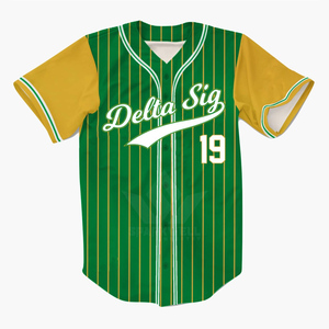 Camiseta de Béisbol Personalizada con Texto, Diseño de Estrella con Rayas Moradas y Doradas, Manga Corta, Unisex, Poliéster que Absorbe la Humedad, para Adultos, Todas las Temporadas - Product Image 2