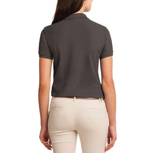 Camiseta de Cuello Alto de Manga Corta para Mujer, Tallas Grandes, 100% Algodón, Secado Rápido, Transpirable, para Todas las Temporadas, Personalizable - Product Image 5