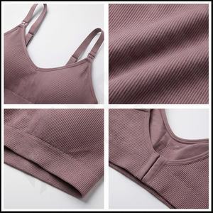 Vente en gros de soutien-gorge de maternité allaitement maternité lingerie sans armatures soutien-gorge d'allaitement pour femmes soutien-gorge de sport pour femmes Fitness - Product Image 4