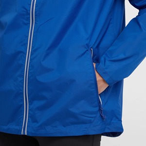 Chaqueta con Capucha para Hombre, Impermeable, Transpirable, de Tejido Softshell, con Cierre de Cremallera, Corte Regular, para Invierno y Actividades al Aire Libre, Color Azul, de Worldly Sports - Product Image 4