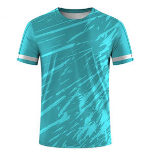Maillot de football personnalisé grande taille à manches courtes, respirant, écologique, séchage rapide, 100% polyester, entraînement - Product Image 5