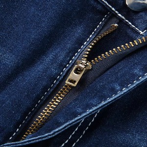 Hot Trending Men's Designer Stretch Denim Straight <b>Jeans</b> <b>Elastic</b> Waist Distressed Breathable Cotton Winter Embroidery Light - Product Image 2