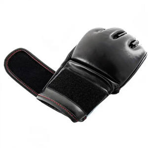 Nouveaux gants de boxe MMA tendance en cuir PU, poignées antidérapantes, unisexe, adultes, sangle de poignet réglable, légers, séchage rapide - Product Image 2