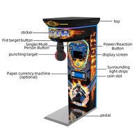 Machine d'arcade de boxe et de kickboxing la plus vendue en Chine, machine de jeu de boxe à haute stabilité