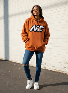 Custom 500GSM Puff Print Hoodie Oversized Boxy Heavyweight Fleece Men Pullover Drop Shoulder Blank Sweatshirt OEM Wholesale - Product Image 5