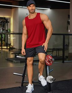 Premium Wholesale Men’s Tank Top Sleeveless Workout Vest Fitness Gym Shirt Bodybuilding <b>Running</b> <b>Singlet</b> Stretch Athletic Wear - Product Image 5