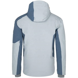Veste de ski et snowboard pour homme, coupe ample, coupe-vent, en polyester durable, avec fermeture éclair intégrale, modèle vintage populaire 2022, coque rigide, chaude, pour l'extérieur - Product Image 2
