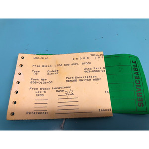 รีโมทคอนโทรลแบบพกพา Trillium 033-9022-90 - อุปกรณ์และอะไหล่เซมิคอนดักเตอร์ระดับโลกที่เชื่อถือได้ - Product Image 2