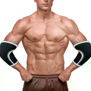 Manchons de compression en néoprène haute élasticité pour le coude, avec protection professionnelle, design respirant et logo personnalisé – Vente en gros - Product Image 2