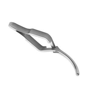 Pince de DeBakey en acier inoxydable allemand, courbée de 4,5 cm, manuelle, pour micro-chirurgie vasculaire, hémostatique et d'occlusion, 9,5 cm - Product Image 3