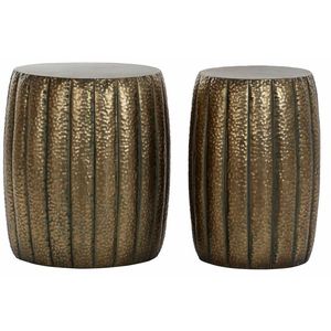 โต๊ะข้างโลหะดีไซน์ศิลปะพร้อมฐานออกแบบสร้างสรรค์สำหรับคอลเลกชันเฟอร์นิเจอร์ตกแต่งภายในสำหรับนักออกแบบ - Product Image 2