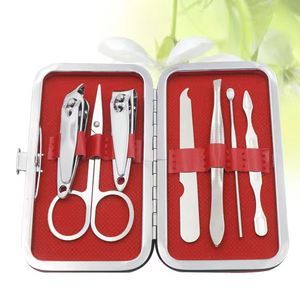 Kit de soin des ongles abordable, directement de l'usine, 7 en 1, outils de pédicure et de manucure, ensemble de coupe-ongles en acier - Product Image 5
