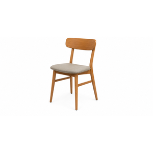 ARTERRA Premium Mid Century Teak Wood Round Dining Set Modern <b>Table</b> with Chairs for Hotel <b>Balcony</b> - Product Image 3