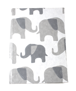 Hermoso Cuaderno de Papel de Algodón Hecho a Mano, Estilo Personalizado, Diseño Impreso de Elefantes en Dos Colores, Tapa Dura Blanca, Hermoso Cuaderno - Product Image 1