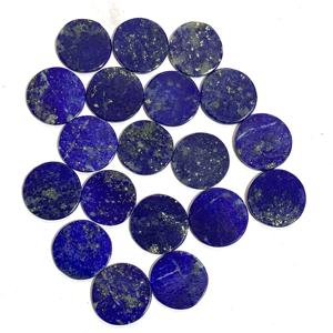 Piedras Preciosas Sueltas, Malaquita Natural, Ágata Roja, Cornalina, Lapislázuli, Turquesa, Discos de Piedras Preciosas Pulidos, Planos y Redondos - Product Image 3