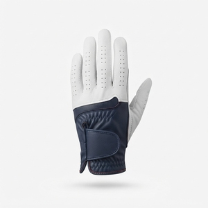 Guante de Golf de Cuero Genuino de Primera Calidad para Mano Izquierda, Transpirable, Perforado, con Cierre de Gancho y Bucle para Deportes - Product Image 2