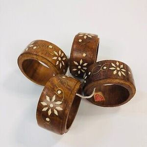 Modern Design Brass <b>MOP</b> Napkin Ring Metal Napkin Ring With <b>MOP</b> Inlay Stainless steel Napkin Ring At very low selling Price - Product Image 5