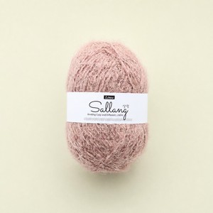 Hilo de fibra acrílica Sallang Nylon Acryl Eyelash Yarn para tejer a mano, ovillo de 70g, hilo para crochet al por mayor - Product Image 4