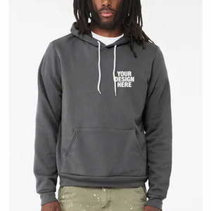 Sweat à capuche d'hiver mi-lourd pour femmes et hommes, style ample, doux, en polaire, uni, teint - Product Image 5