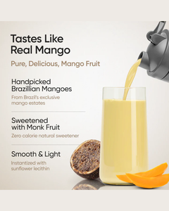 Isolat et concentré de protéines de lactosérum de haute qualité, 24 g de protéines avec BCAA, EAA, saveur mangue pour la récupération post-entraînement - Product Image 5