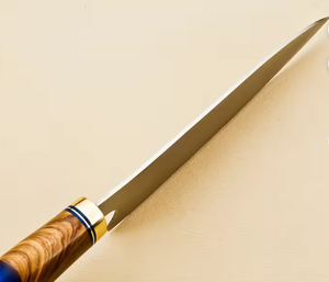 Couteau de chef artisanal en acier à haute teneur en carbone, manche en résine, couteau de cuisine forgé, fabricant OEM - Product Image 4
