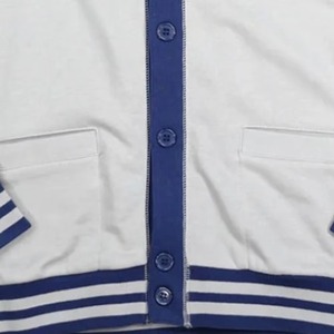 เสื้อคาร์ดิแกนไหมพรมคอวีแบบยูนิเซ็กซ์สำหรับฤดูใบไม้ร่วงและฤดูหนาว สีพื้น ติดกระดุม สไตล์นักเรียน สำหรับผู้หญิงและผู้ชาย ทำจากผ้าขนสัตว์/อะคริลิก หนานุ่ม ปักลาย - Product Image 4