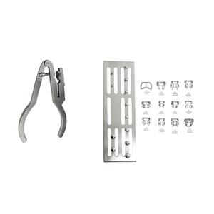 Kit de pinces à caoutchouc dentaire manuelles en acier allemand de haute qualité, 11 pièces, instruments chirurgicaux endodontiques, ensemble d'outils d'isolement - Product Image 5