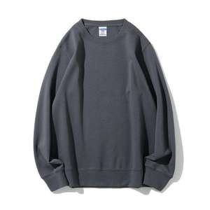 Mens Premium Washed Sweatshirt Cotton Crew Neck Vintage Inspired Casual Fashion Top - Product Image 4