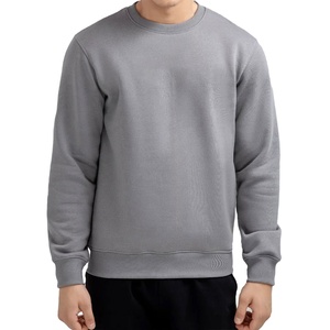 Mens Long Sleeve Sweatshirt Essential Crewneck Pullover OEM ODM Bulk Wholesale Custom Logo Mens Sweatshirt - Product Image 1