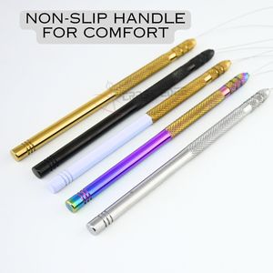 Professional Micro Ring Hair Extension Tool Hook <b>Needle</b> and Loop <b>Threader</b> for Nano Beads I Tip Fast Salon Installation - Product Image 5