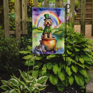 St Patrick's Day Otterhound <b>Garden</b> <b>Flag</b> Multicolor Decorative Mailbox & Patio Banner for Yard & Lawn Artwork for Flower Beds - Product Image 2