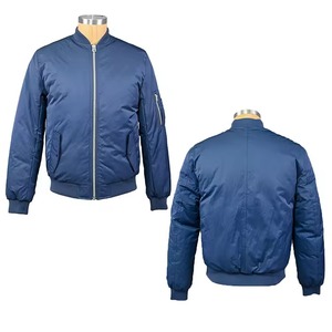Blouson Aviateur Homme Hiver Haute Qualité Tissé Imperméable Coupe-Vent Respirant Personnalisable OEM Logo Avant Printemps Vente en Gros - Product Image 1