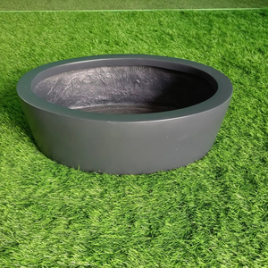 Maceta Clásica Pequeña para Plantas de Interior, Uso Directo, Plantas Artificiales, Ligera, Duradera, Hecha a Mano con Fibra - Product Image 1
