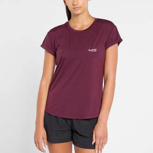 T-shirt pull-over pour femme à prix abordable, personnalisé, uni, teint, nouvelle collection, vente chaude - Product Image 1