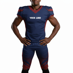 Nouvelle tenue de football américain pour adultes, design unique et tendance, sublimation personnalisée, couleur personnalisée, haute qualité, short pour hommes, 100% coton - Product Image 5