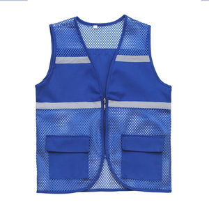 Chaleco de Seguridad de Alta Visibilidad con Cuello Alto, Secado Rápido, Reversible, Transpirable, Impermeable, Tejido para Ropa de Trabajo, Colores/Logotipos Personalizables para Hombre - Product Image 4