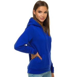 Outdoor Use Comfortable Women's Pullover Hoodies Drawstring Style Long Sleeve Streetwear Hooded Sweatshirt - Product Image 3