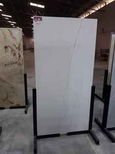 Big Surface Porcelain Tile Slabs 800x1600mm High Durability <b>Scratch</b> Proof Tiles Retail Spaces Real image marble tiles industrial - Product Image 6