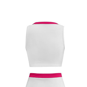 Tenue de cheerleading élégante pour filles, avec texture douce, évacuation de l'humidité, graphismes personnalisables, performance Elite Solid Trader. - Product Image 5