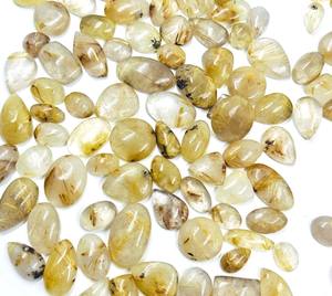 High Quality Golden Rutile Quartz Cabochons on Demand Premium Quality Handmade Quartz Cabochons High Quality Golden Rutile - Product Image 2