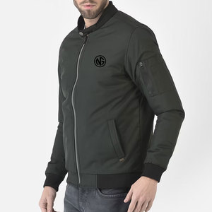 Latest Design 100% Polyester <b>Men's</b> Bomber <b>Jacket</b> Logo Waterproof Quick Dry Breathable OEM Customizable Winter <b>Jackets</b> - Product Image 4