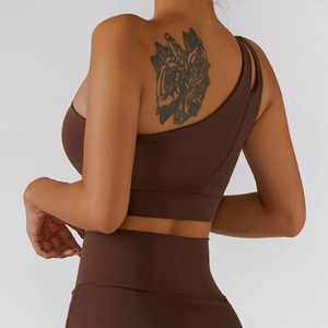 Wholesale Custom Logo New Arrival Women's <b>Cross</b> Back Strap Sports Bra Odm Breathable Workout <b>Top</b> Gym Fitness Blank Sports Bra - Product Image 5