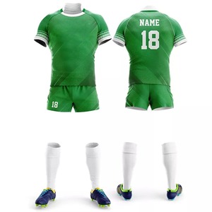 Uniforme de Rugby Personalizado, Jersey y Pantalones Cortos, Kit Profesional para Partidos, Ropa Deportiva Sublimada, Equipación Personalizada - Product Image 1