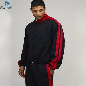 Conjunto Deportivo para Hombre de Primera Calidad, Chaqueta y Pantalones Cómodos y Transpirables para Entrenamiento en Gimnasio, con Cierre Completo y Logotipo Personalizado - Product Image 5