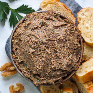 Sustainable Shiitake <b>Mushroom</b> Pate Smooth Vegan <b>Paste</b> With Deep Savory Aroma And Refined Texture - Product Image 1