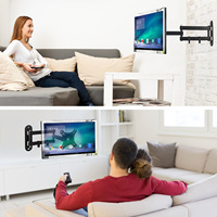 En stock miroir à écran tactile étanche IP66 TV pour salle de bain douche avec support pivotant à 360 rotations pour miroir mural téléviseurs